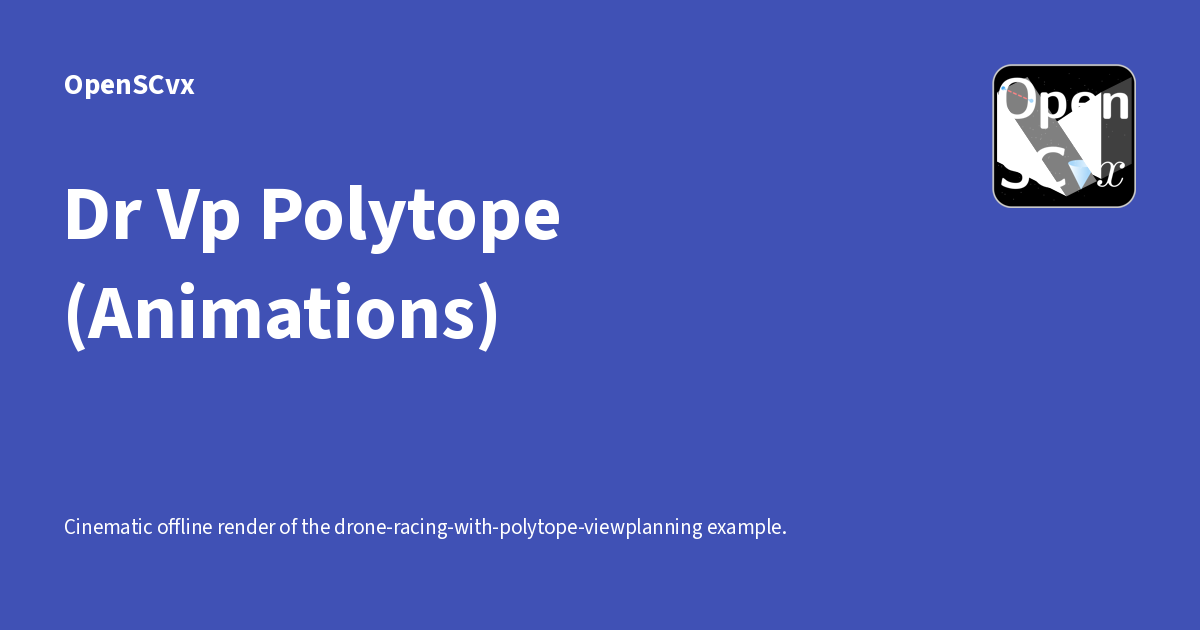 Dr Vp Polytope - OpenSCvx