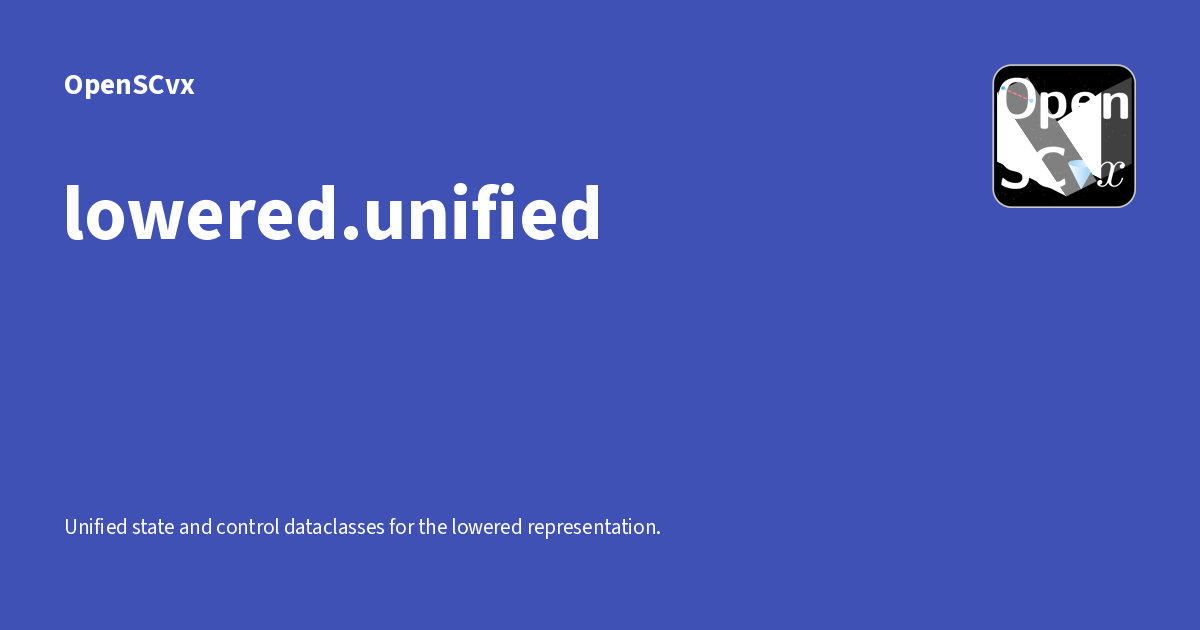 unified - OpenSCvx