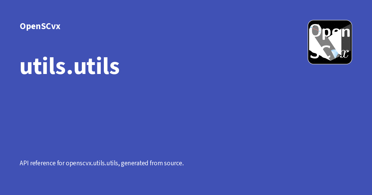 utils - OpenSCvx