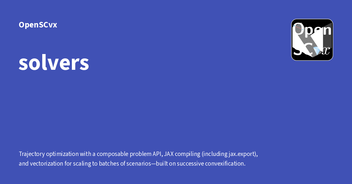 solvers - OpenSCvx